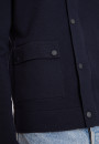 Veste zippée à poches en coton - Dalil 8040 - 05 Bleu marine