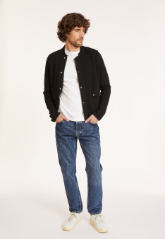 Zip cotton jacket with pockets - Dalil