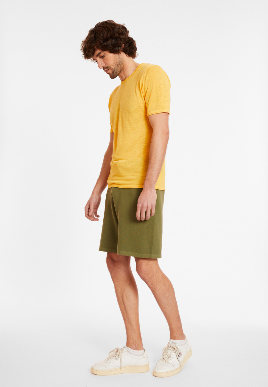Cotton shorts with pockets - Donata