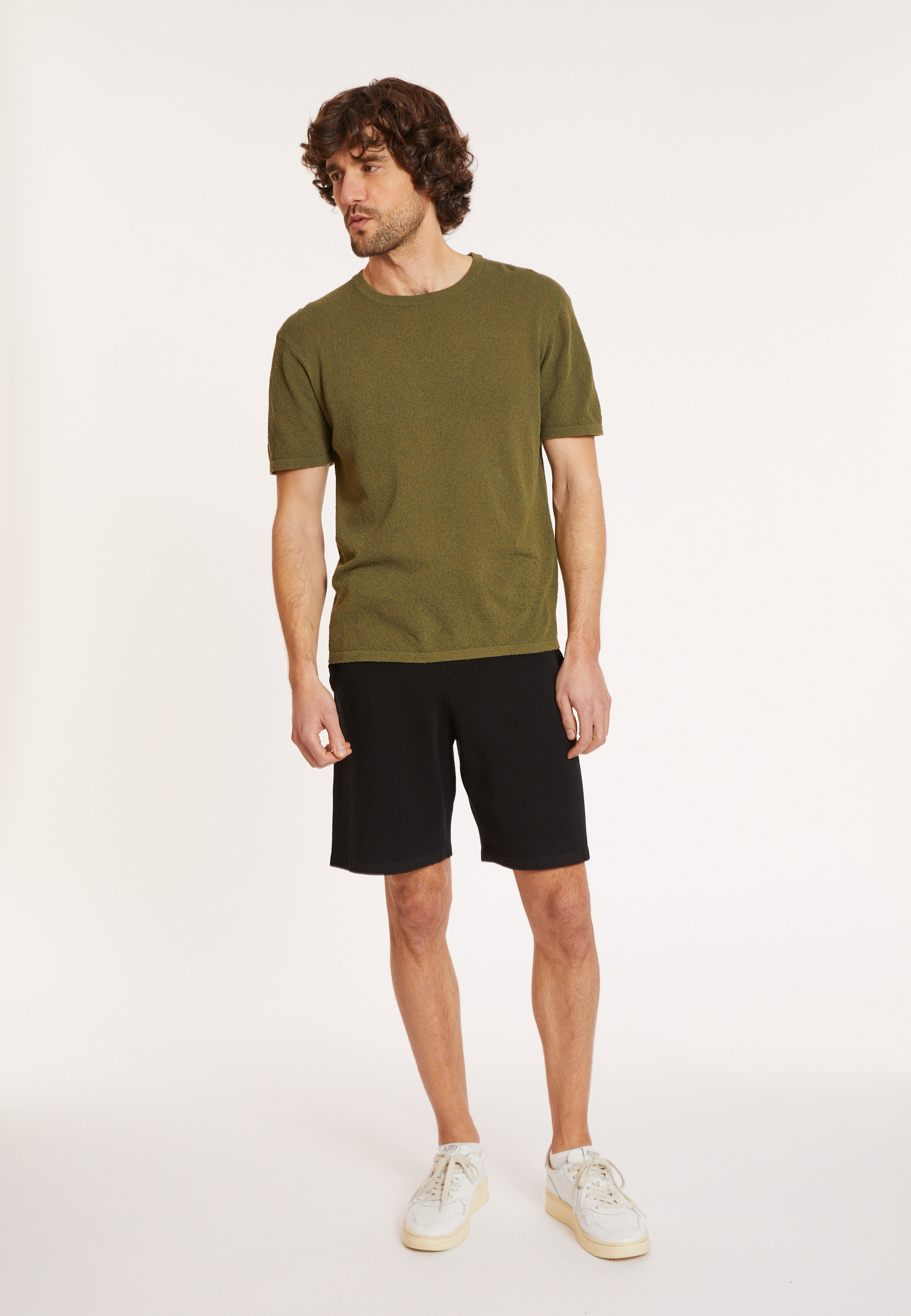 Cotton shorts with pockets - Donata