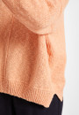 Pull ample coton et lin - Thalie 8072 corail - 24 Rose clair