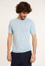Slub linen round neck T-shirt - Renaud