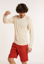 T-shirt en lin flammé manches raglan - Damon 8020 ficelle - 12 Beige clair