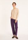 Cotton round neck cardigan - Manel