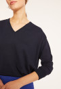 Organic cotton V-neck sweater - Meve