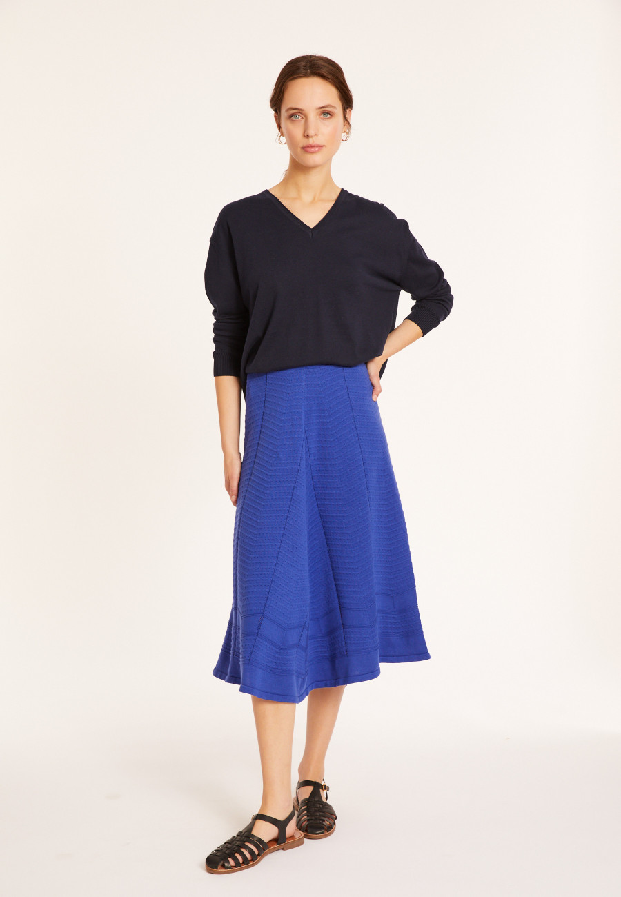 Cotton V-neck sweater - Meve