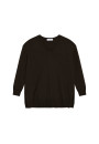 Pull ample col V en coton - Meve