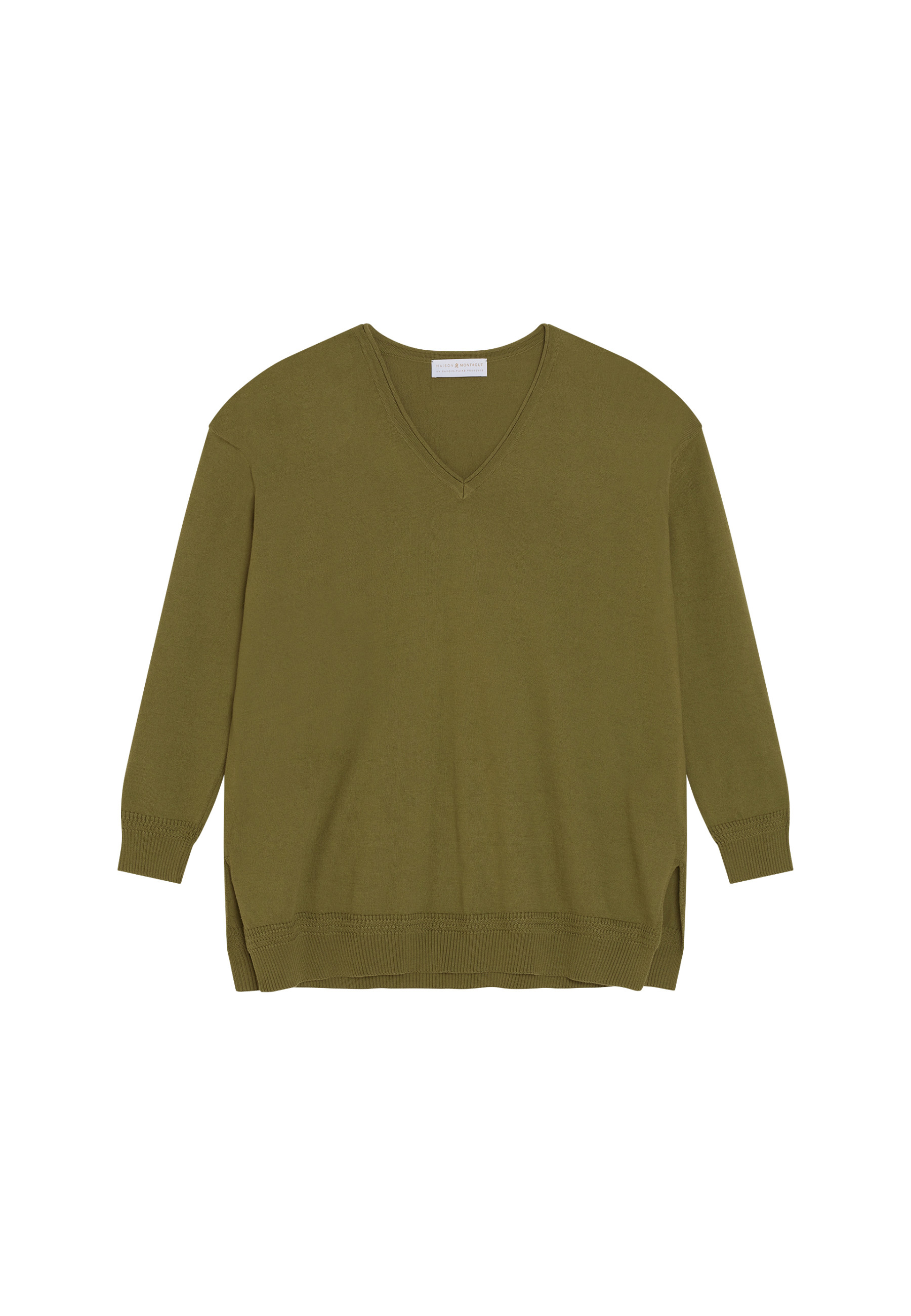 Organic cotton V-neck sweater - Meve