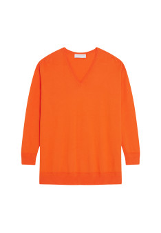 Pull ample col V en coton - Meve