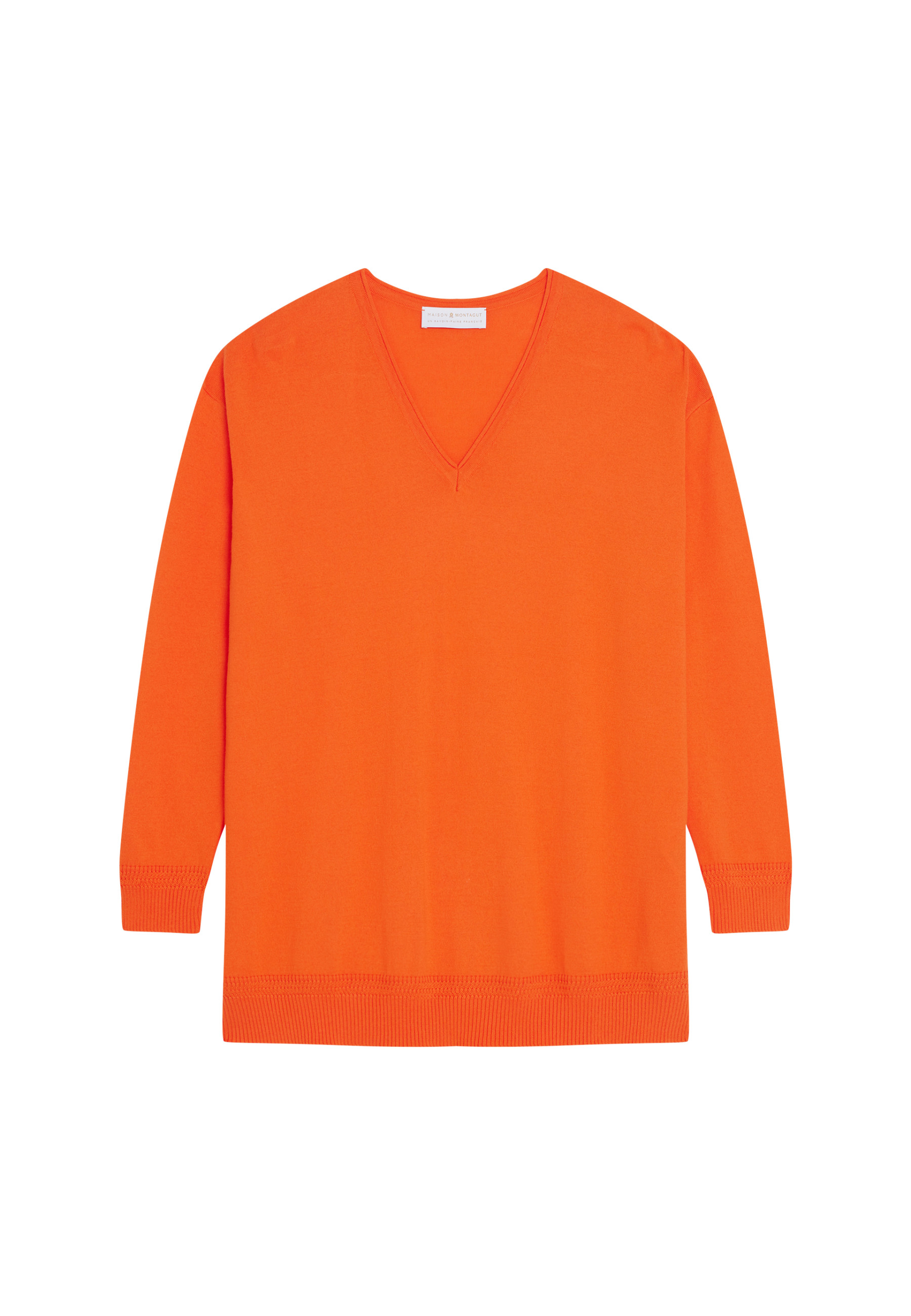 Pull ample col V en coton - Meve