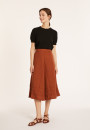 Round neck cotton T-shirt - Moon