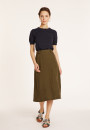 Round neck cotton T-shirt - Moon