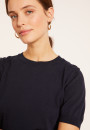 Round neck cotton T-shirt - Moon
