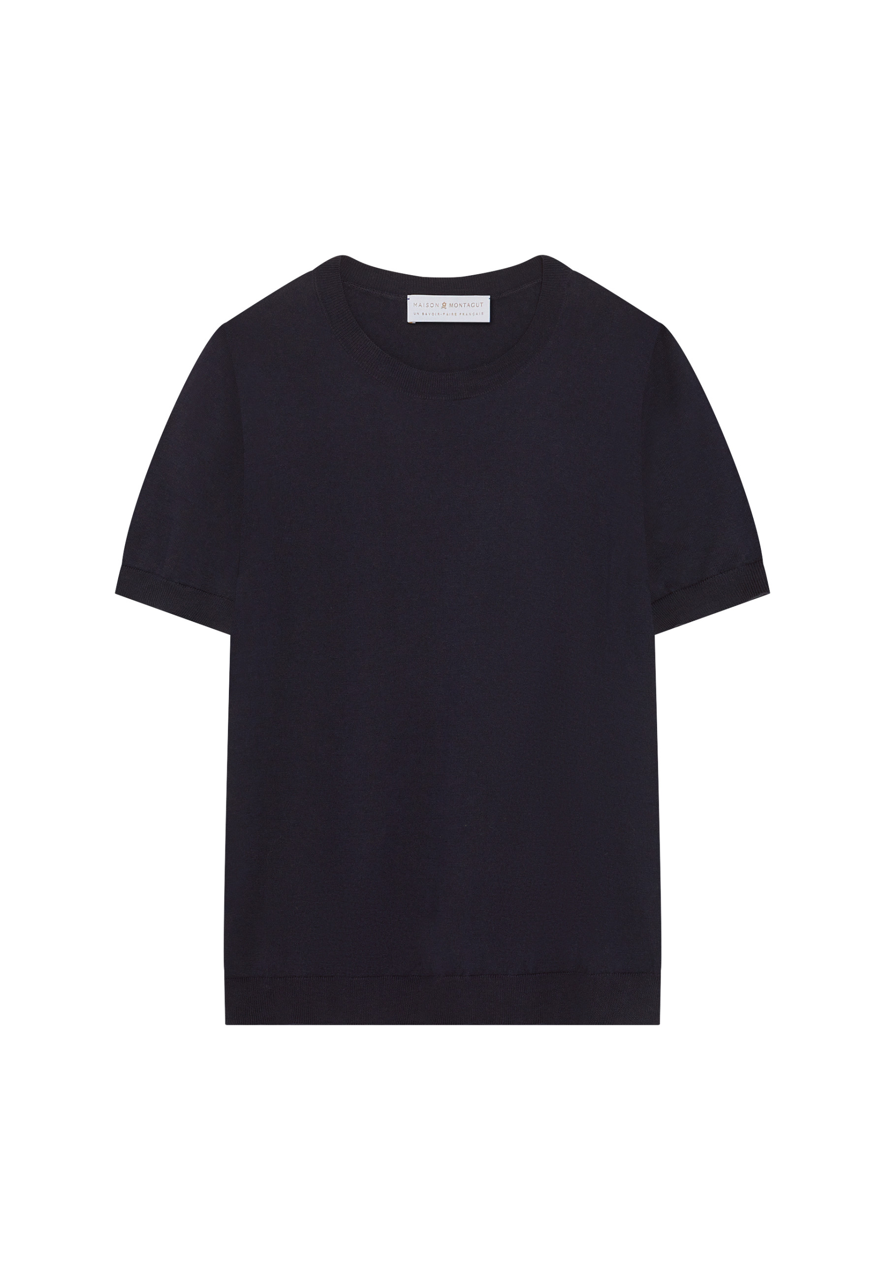 T-shirt col rond en coton bio - Moon