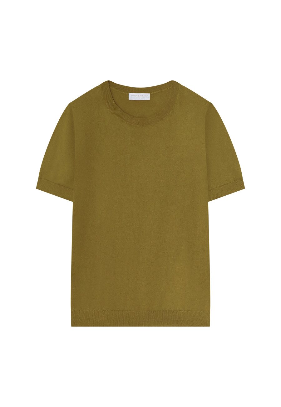 T-shirt col rond en coton - Moon