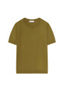 Round neck cotton T-shirt - Moon
