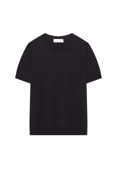 Round neck cotton T-shirt - Moon