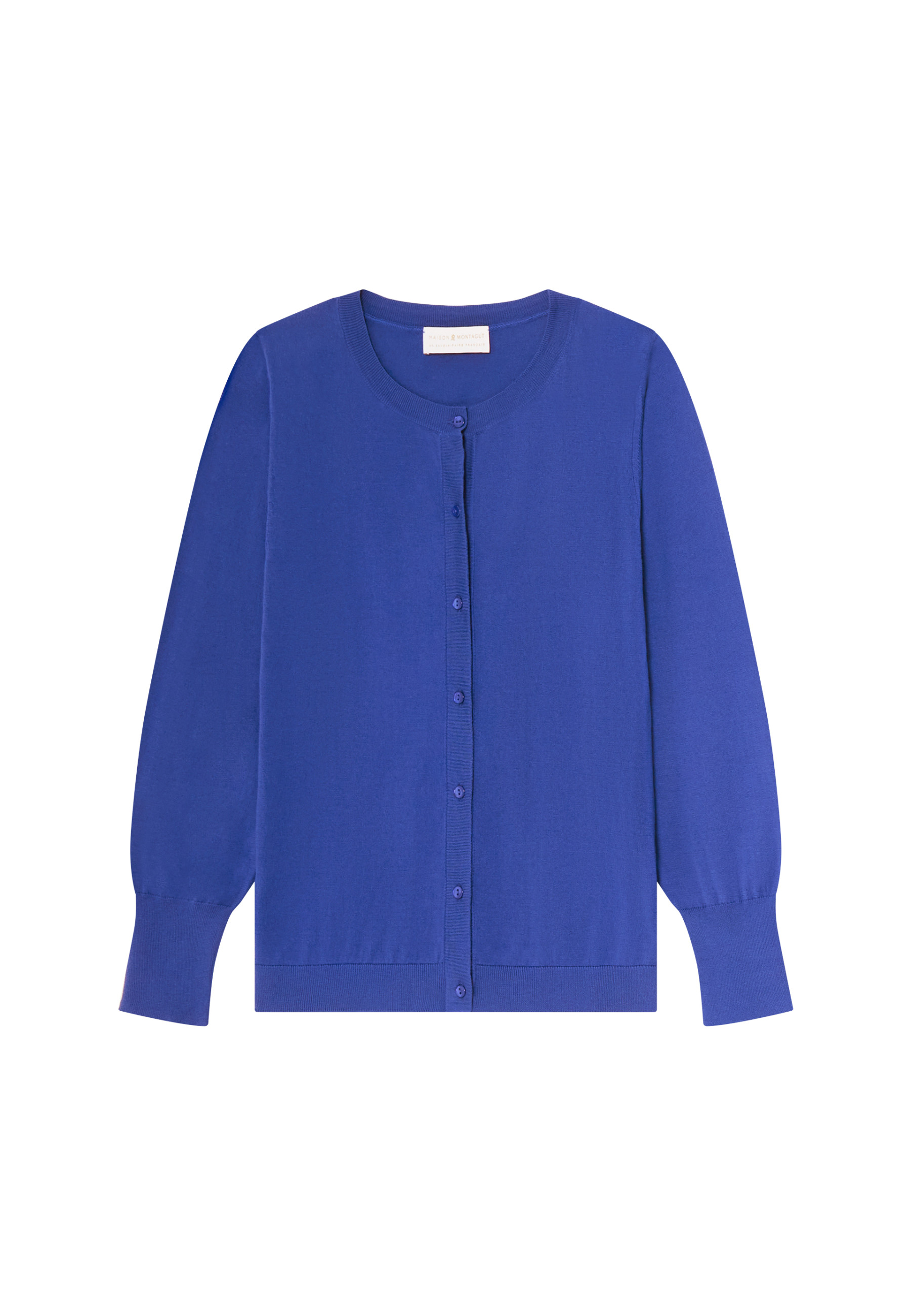 Cardigan col rond en coton bio - Manel