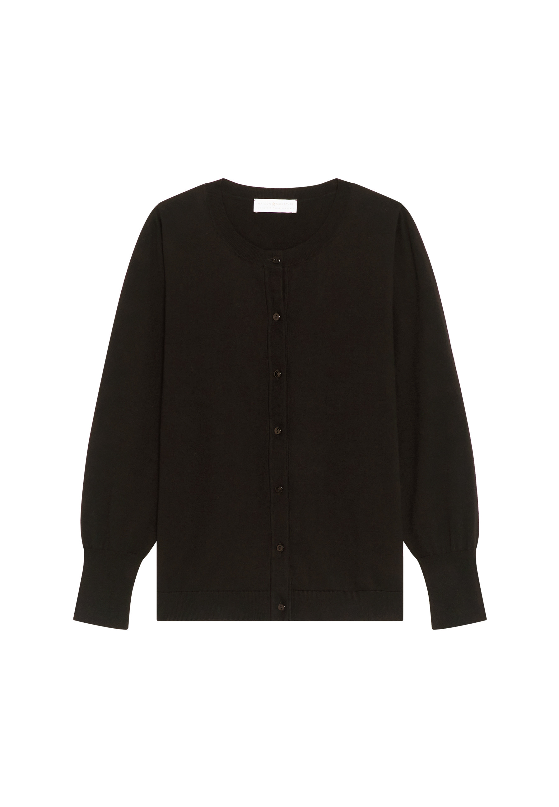 Cotton round neck cardigan - Manel