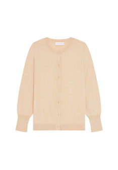 Cotton round neck cardigan - Manel