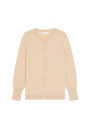 Cotton round neck cardigan - Manel