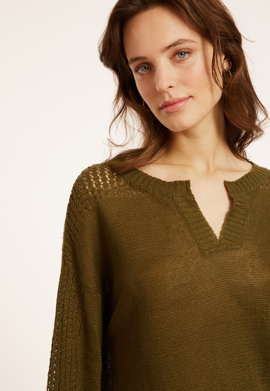 Pull ample en lin  - Molene