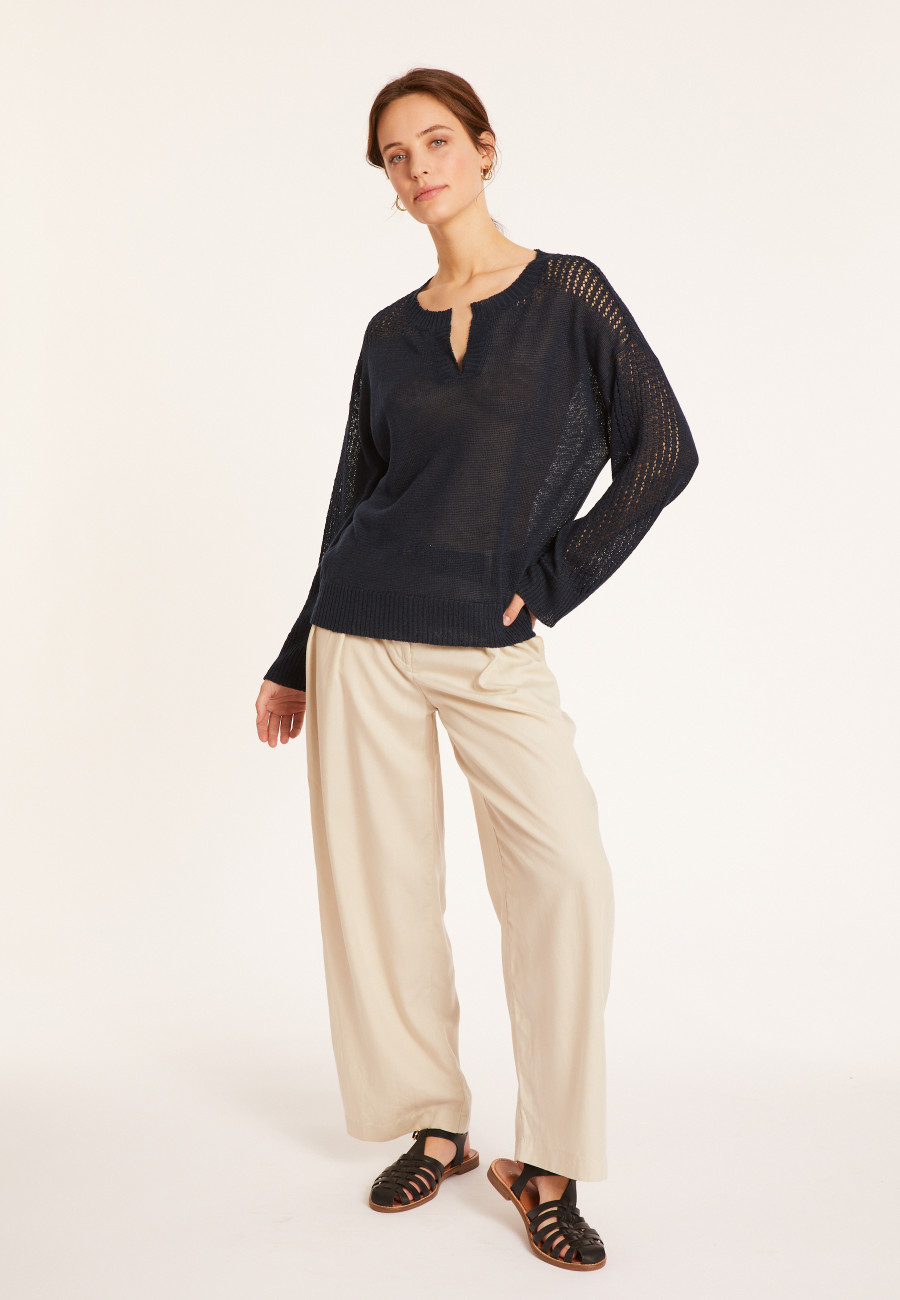 Pull ample en lin  - Molene