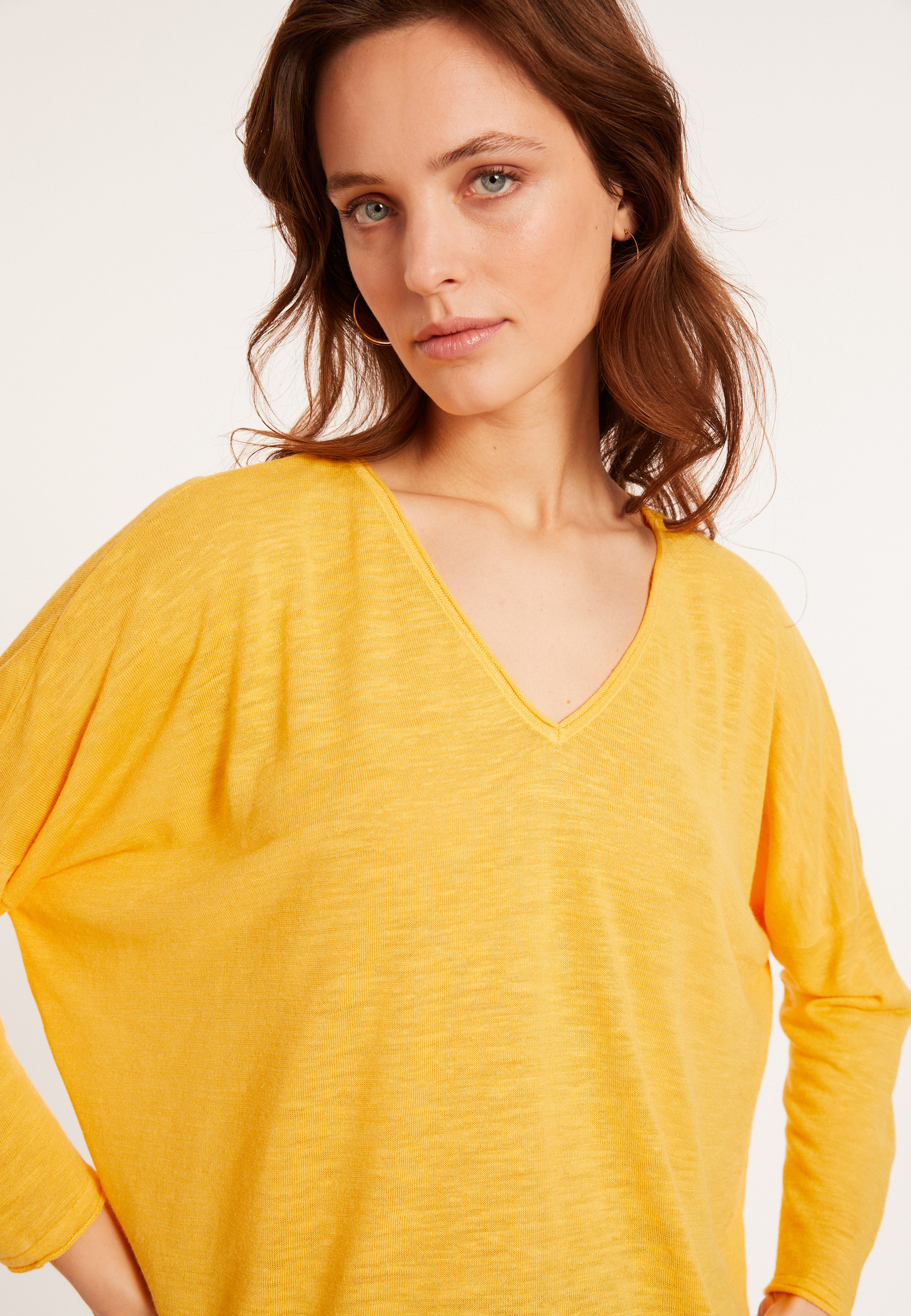 Loose-fit slub linen T-shirt - Balou
