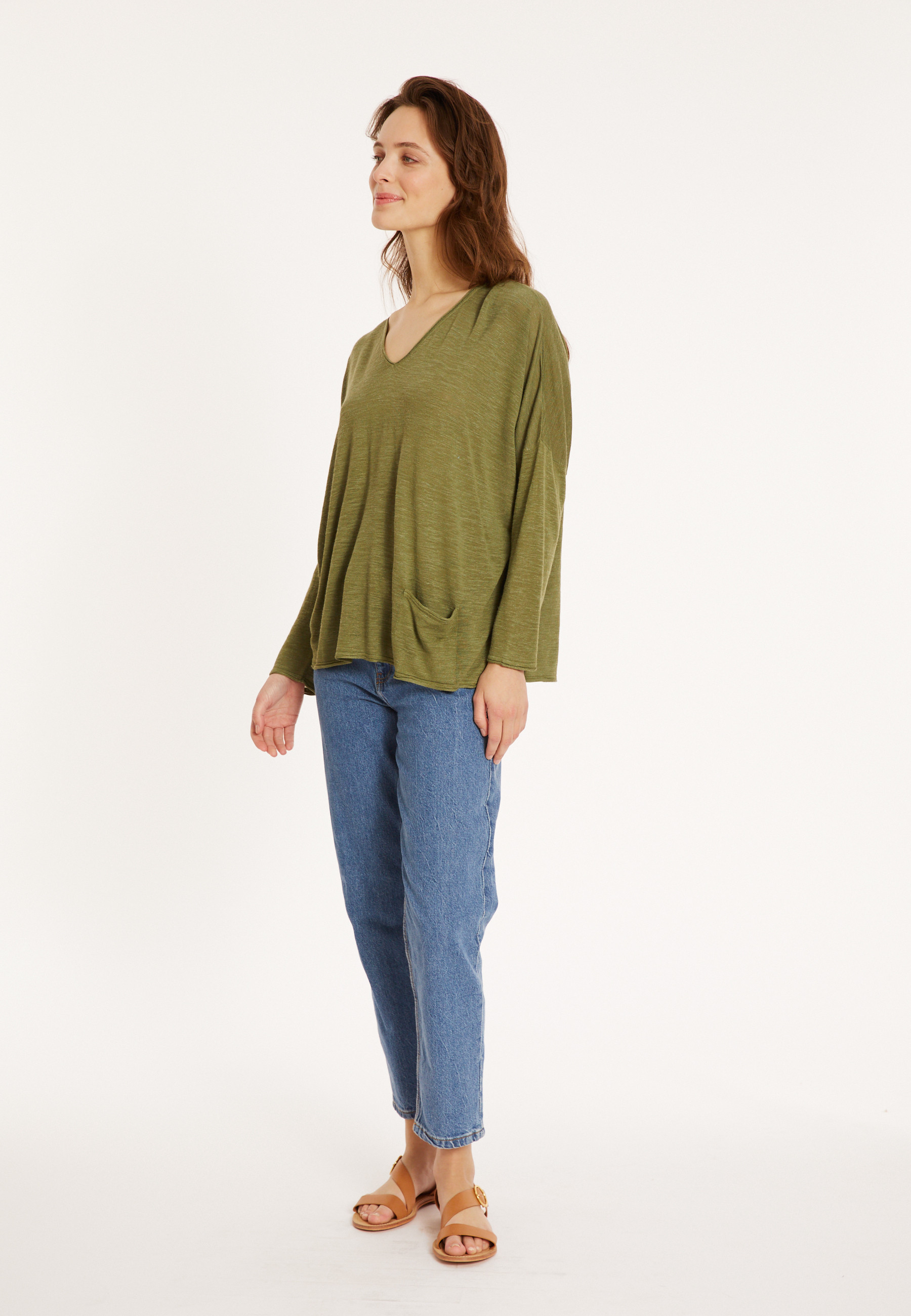Loose-fit slub linen T-shirt - Balou