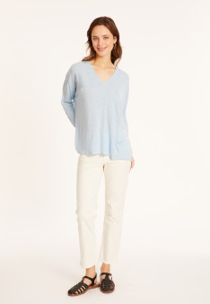 Loose-fit slub linen T-shirt - Balou