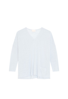 Loose-fit slub linen T-shirt - Balou