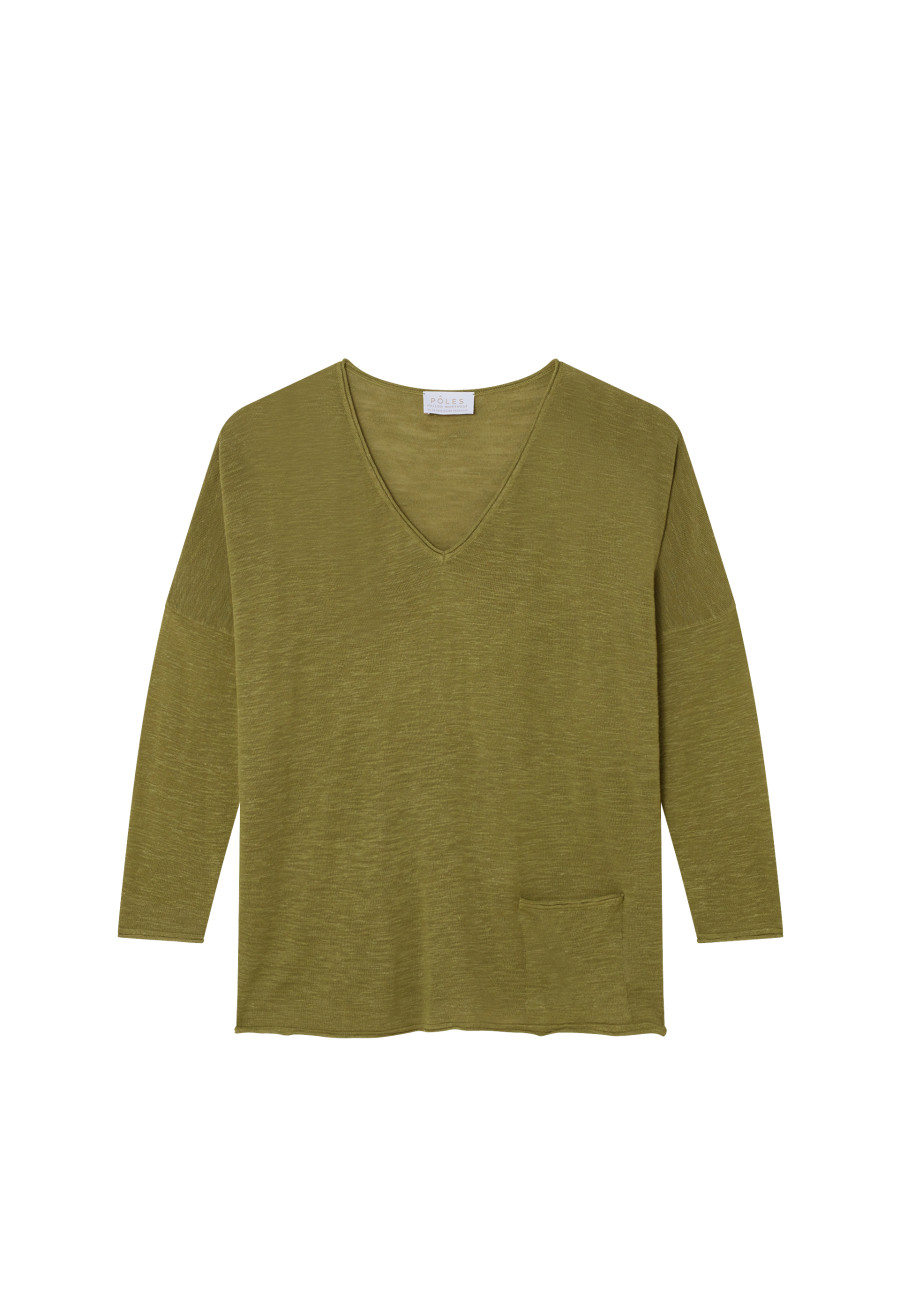 Loose-fit slub linen T-shirt - Balou