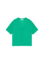 T-shirt boutonné en lin flammé - Maddie
