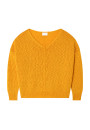 Loose cotton and linen jumper - Thalie