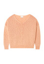 Loose cotton and linen jumper - Thalie