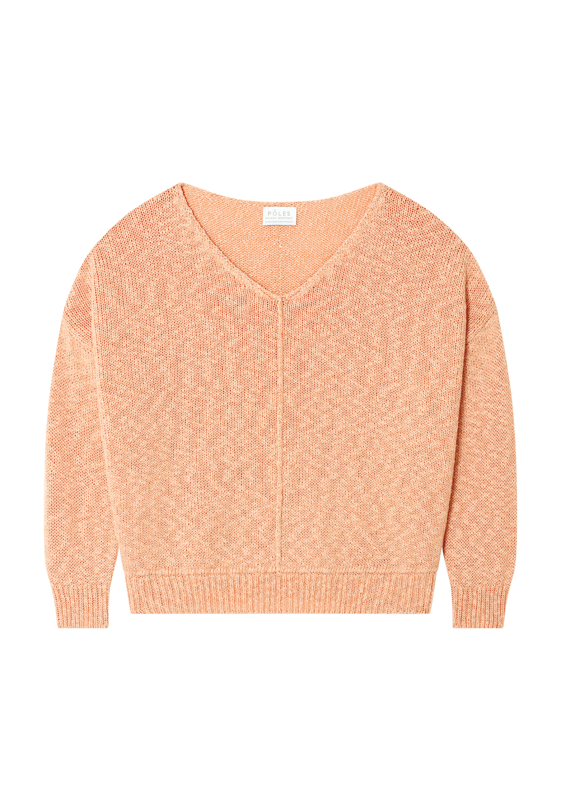Loose cotton and linen jumper - Thalie