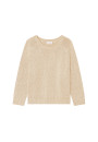 Pull emmanchures marteau en coton et lin - Mick