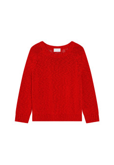 Cotton and linen hammer armhole sweater - Mick