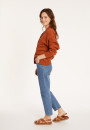 Loose cotton ribbed cardigan - Mardy