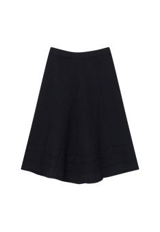 Long flared skirt in cotton - Meredith