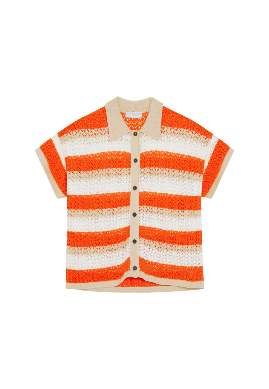 Cotton openwork blouse - Merlin