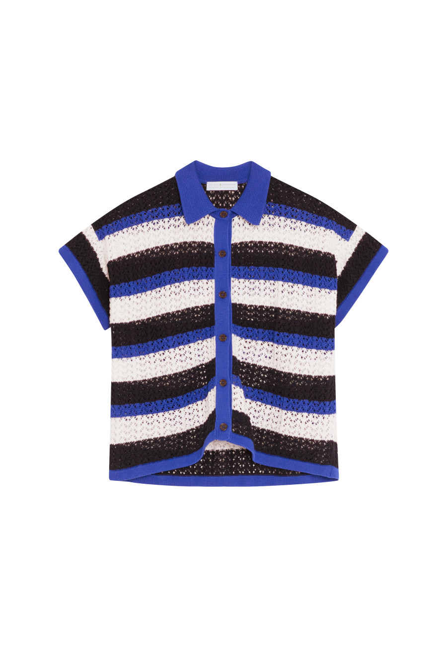 Cotton openwork blouse - Merlin