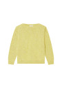 Mottled cotton sweater with boat neck - Mello