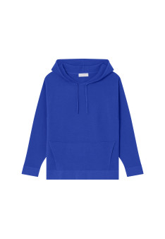 Hooded hoodie with pockets in cotton - Damien