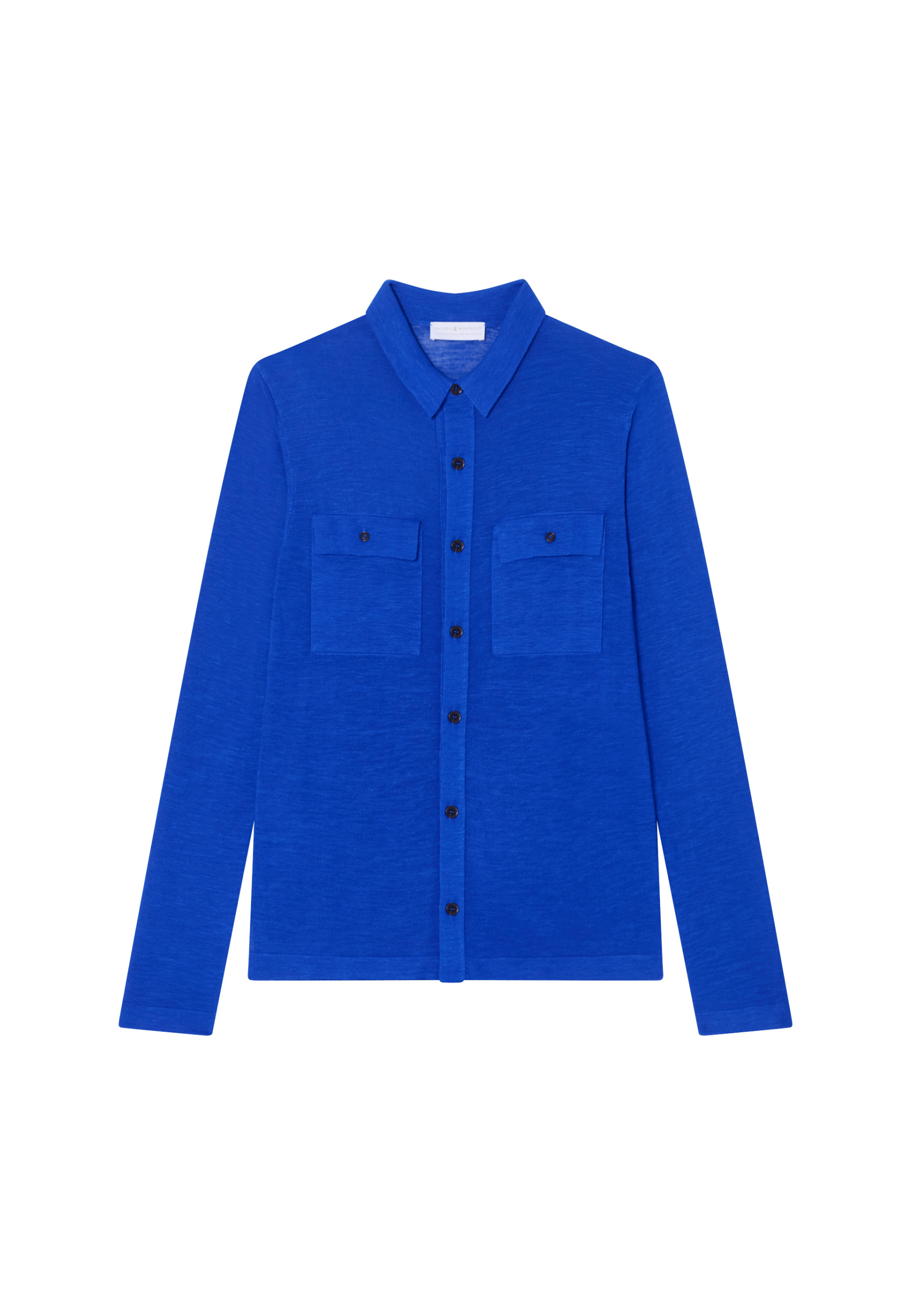 Flamed linen button-down shirt - Randy