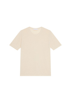 Slub linen round neck T-shirt - Renaud