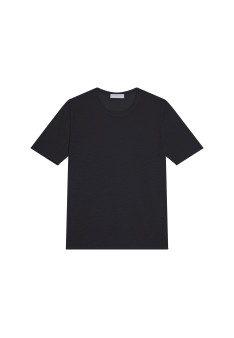 Slub linen round neck T-shirt - Renaud