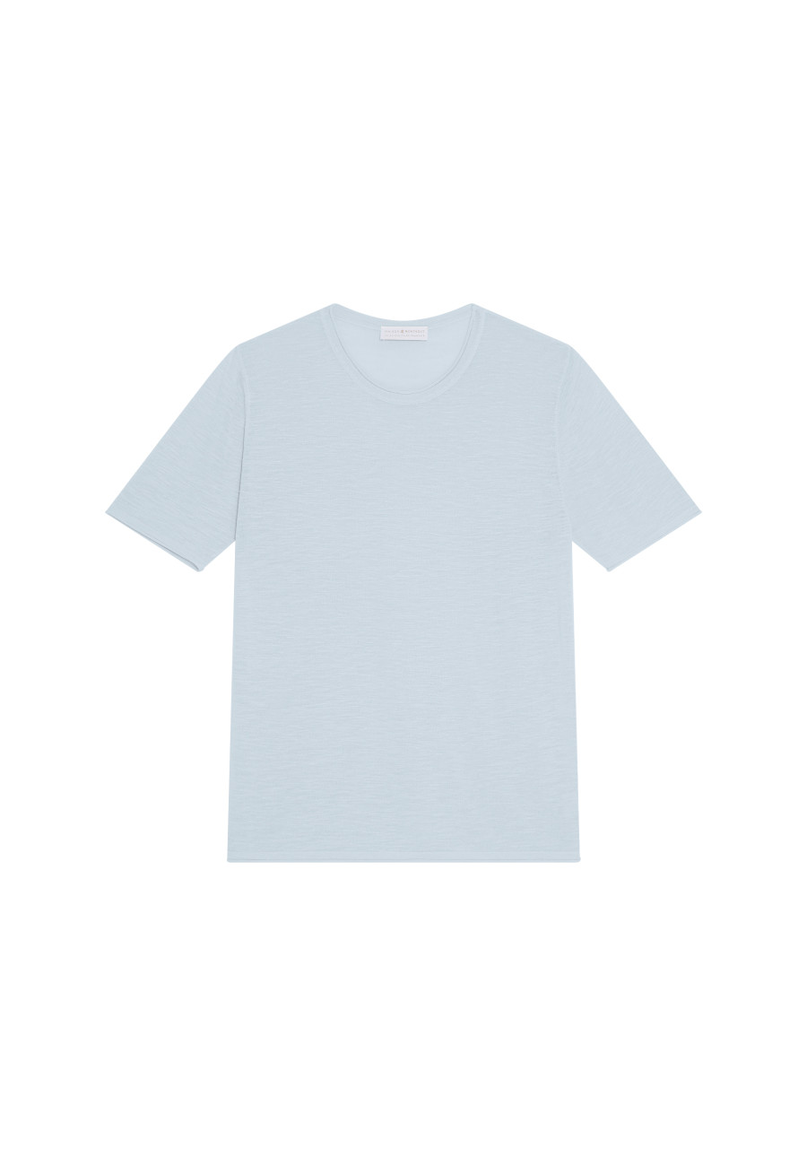 Slub linen round neck T-shirt - Renaud