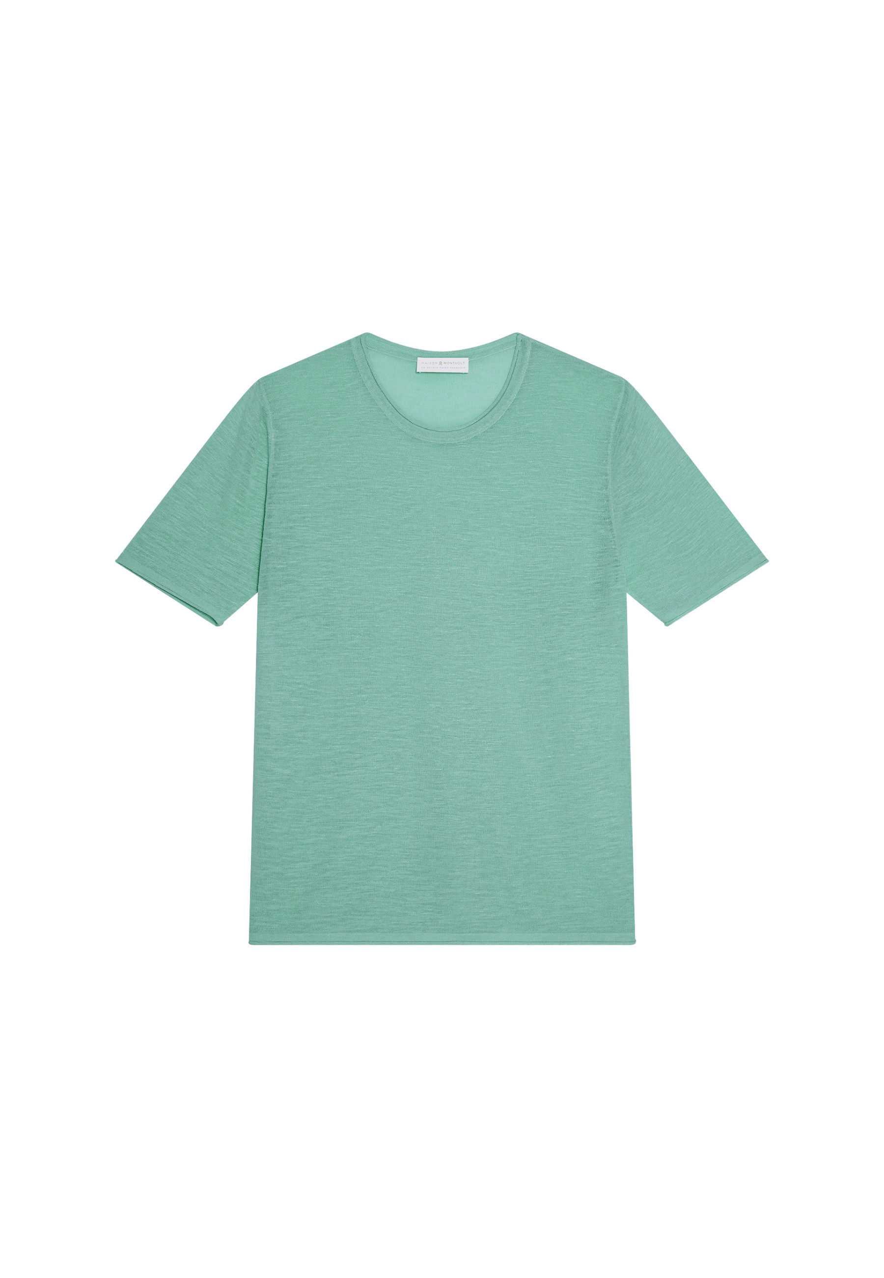 T-shirt col rond en lin flammé - Renaud
