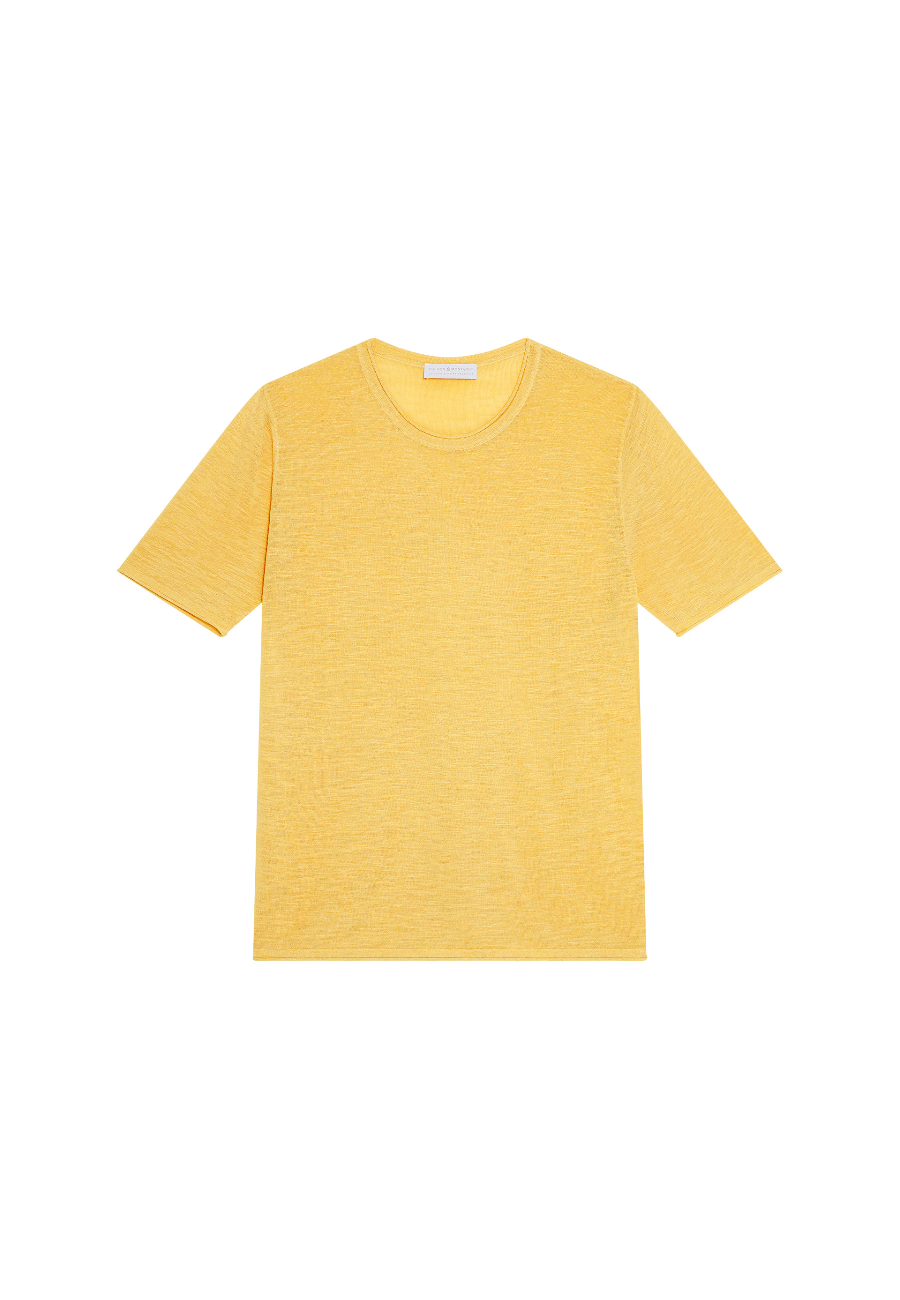 T-shirt col rond en lin flammé - Renaud